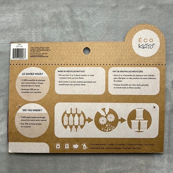 NWT Ketto Reusable Takeout Lunch Utensils With Zip Pouch Recycled - Picture 8 of 12
